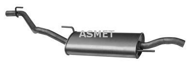 Глушитель выхлопных газов конечный ASMET 03.046