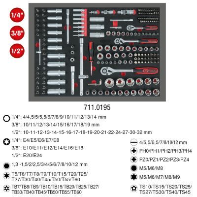 Instrumentu komplekts KS TOOLS 711.0195