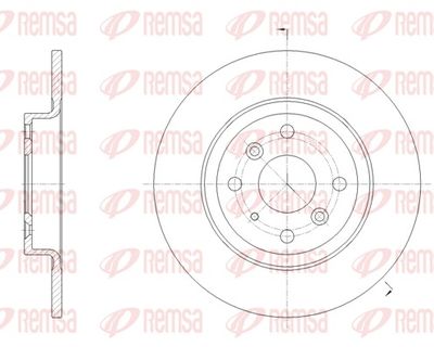 Тормозной диск REMSA 61660.00