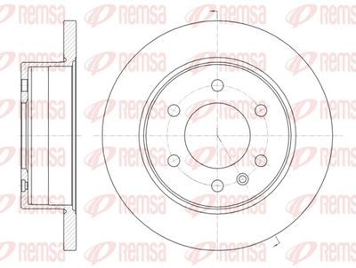 Тормозной диск REMSA 61035.00
