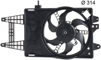Ventilators, Motora dzesēšanas sistēma MAHLE CFF 157 000P