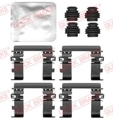 Комплектующие, колодки дискового тормоза QUICK BRAKE 109-0198