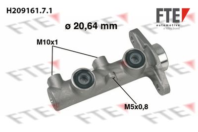 Главный тормозной цилиндр FTE 9220140