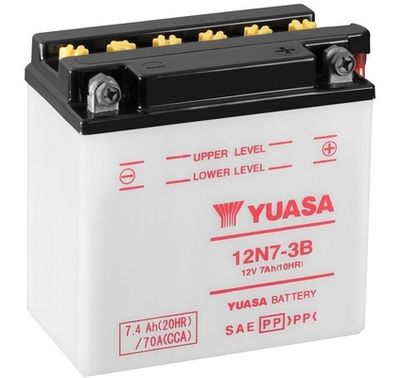 Startera akumulatoru baterija YUASA 12N7-3B