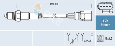 Лямбда-зонд FAE 77802
