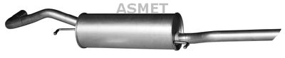 Глушитель выхлопных газов конечный ASMET 06.018