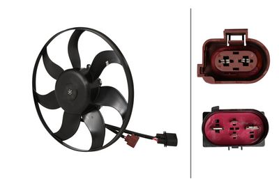 Вентилятор, охлаждение двигателя HELLA 8EW 366 420-461