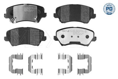 Комплект тормозных колодок, дисковый тормоз MEYLE 0252569218PD