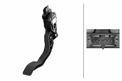 Датчик, положение педали акселератора HELLA 6PV 312 082-011