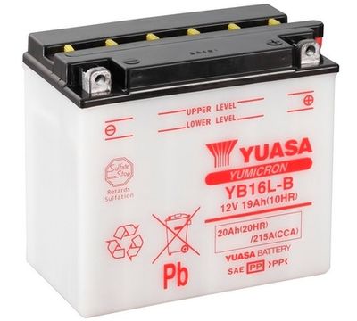 YUASA YB16LB Startera akumulatoru baterija