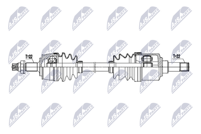 Piedziņas vārpsta NTY NPW-FT-104