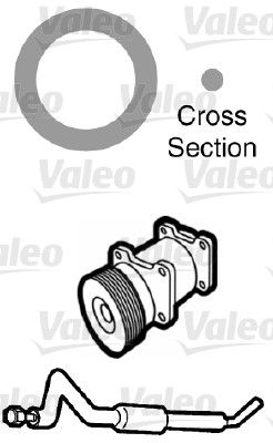 VALEO 509131 Blīve, Dzesēšanas sķidruma cauruļvads