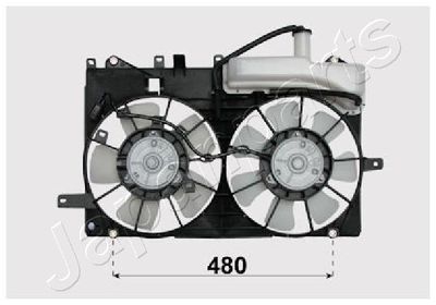 Ventilators, Motora dzesēšanas sistēma JAPANPARTS VNT152020
