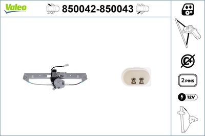 Стеклоподъемник VALEO 850042