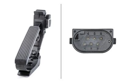 Датчик, положение педали акселератора HELLA 6PV 010 946-491