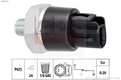 Датчик давления масла EPS 1.800.114