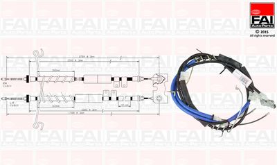 Trose, Stāvbremžu sistēma FAI AutoParts FBC0068