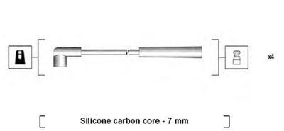 Augstsprieguma vadu komplekts MAGNETI MARELLI 941295050877