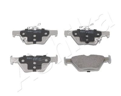 Комплект тормозных колодок, дисковый тормоз ASHIKA 51-07-706