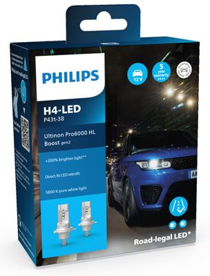 Kvēlspuldze, Tālās gaismas lukturis PHILIPS 11342U60B2X2