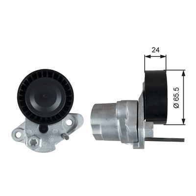 Siksnas spriegotājs, Ķīļsiksna GATES T39387