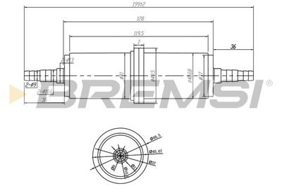 Топливный фильтр BREMSI FE0036