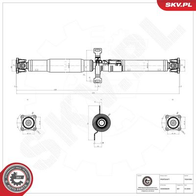 Приводной вал ESEN SKV 76SKV066
