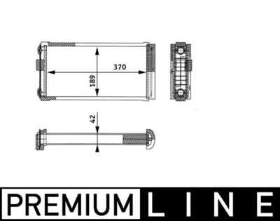 Siltummainis, Salona apsilde MAHLE AH 134 000P