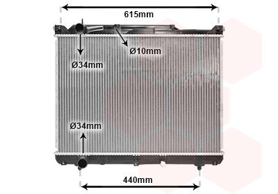 Radiators, Motora dzesēšanas sistēma VAN WEZEL 52002099