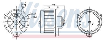 Salona ventilators NISSENS 87615