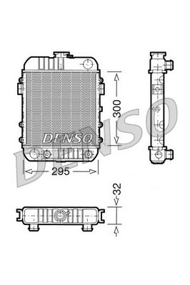 Radiators, Motora dzesēšanas sistēma DENSO DRM20061