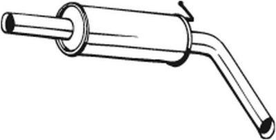 Средний глушитель выхлопных газов BOSAL 220-107