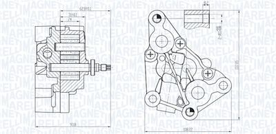 Масляный насос MAGNETI MARELLI 351516000112