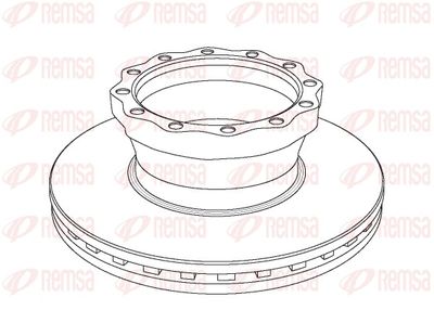 Bremžu diski REMSA NCA1043.20