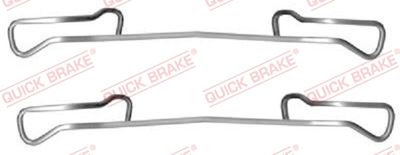 Комплектующие, колодки дискового тормоза QUICK BRAKE 109-1150