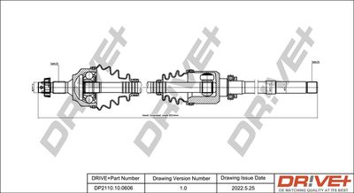 Piedziņas vārpsta Dr!ve+ DP2110.10.0606