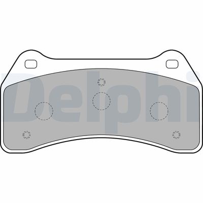 Bremžu uzliku kompl., Disku bremzes DELPHI LP1770