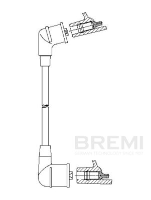 Augstsprieguma vads BREMI 486/23
