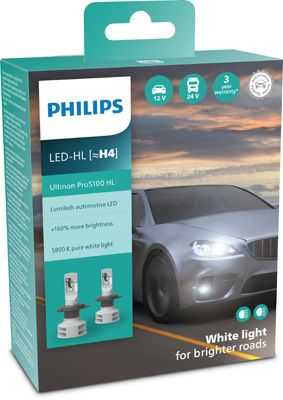 Kvēlspuldze, Tālās gaismas lukturis PHILIPS 11342U51X2