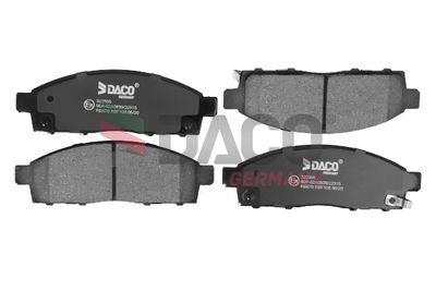 Bremžu uzliku kompl., Disku bremzes DACO 322505