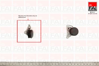 Натяжной ролик, поликлиновой ремень FAI AutoParts T1000