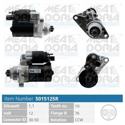 Стартер MEAT & DORIA 5015125R
