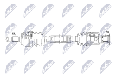 Piedziņas vārpsta NTY NPW-CT-174