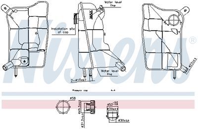 Kompensācijas tvertne, Dzesēšanas šķidrums NISSENS 996304