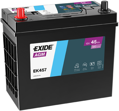 Стартерная аккумуляторная батарея EXIDE EK457
