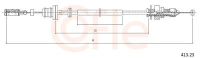 Тросик газа COFLE 92.413.23