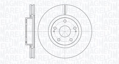 Тормозной диск MAGNETI MARELLI 361302040492