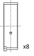 Шатунный подшипник FAI AutoParts BB2008-050