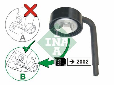 Spriegotājrullītis, Ķīļrievu siksna Schaeffler INA 531 0790 10