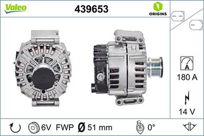 Генератор VALEO 439653
